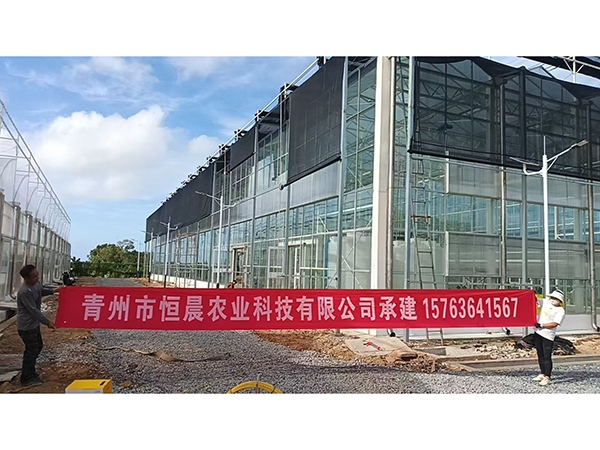 玻璃温室海南工地